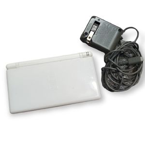 Nintendo DS Lite Gameboy With The Original AC Adapter Wall Charger - White